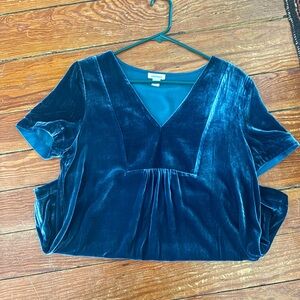 Sundance Velvet/Velour Tunic Top Sz M
